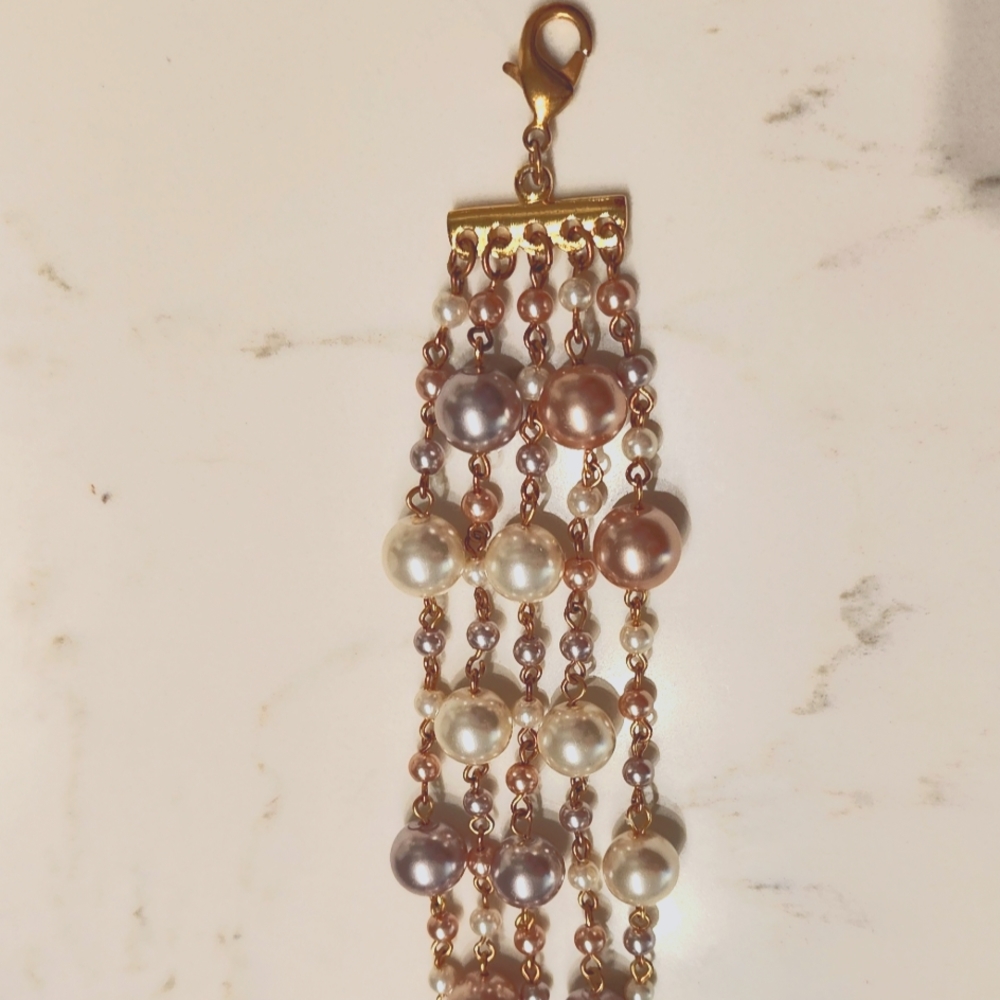 Satin Pearl Bracelet